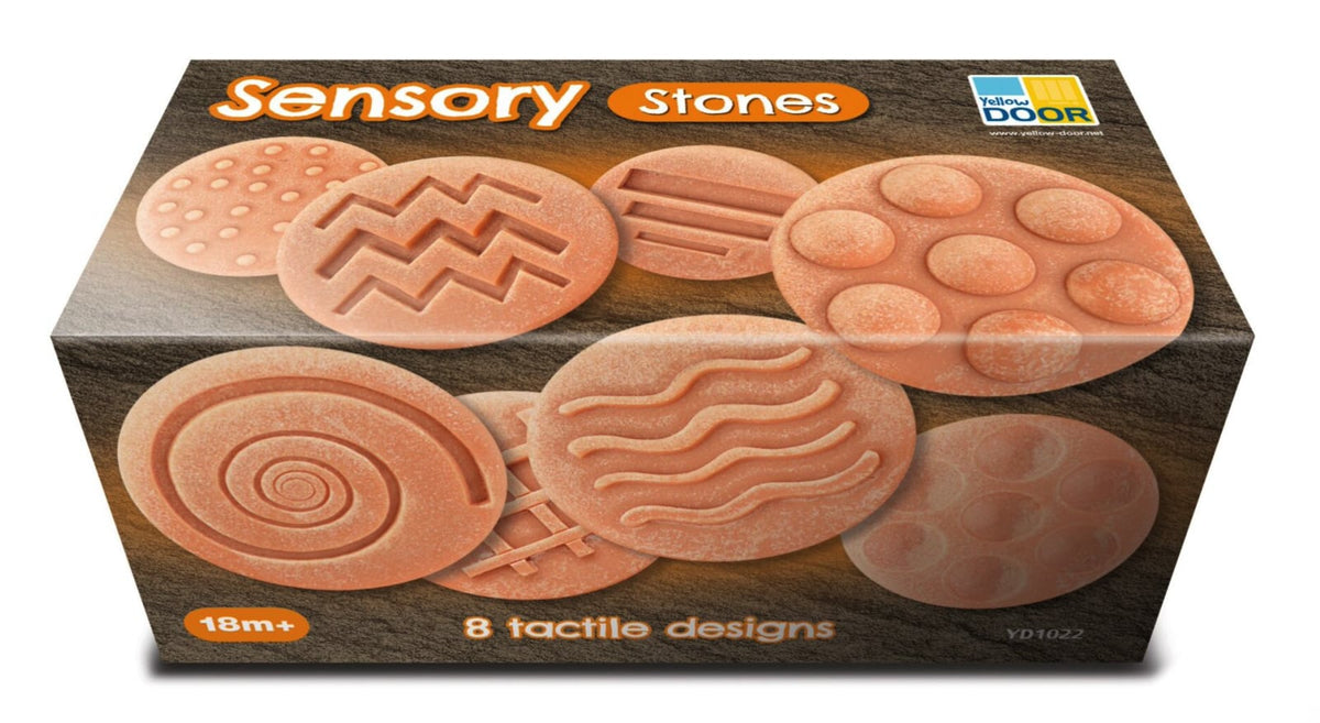 Sensory play stones, 8 pieces