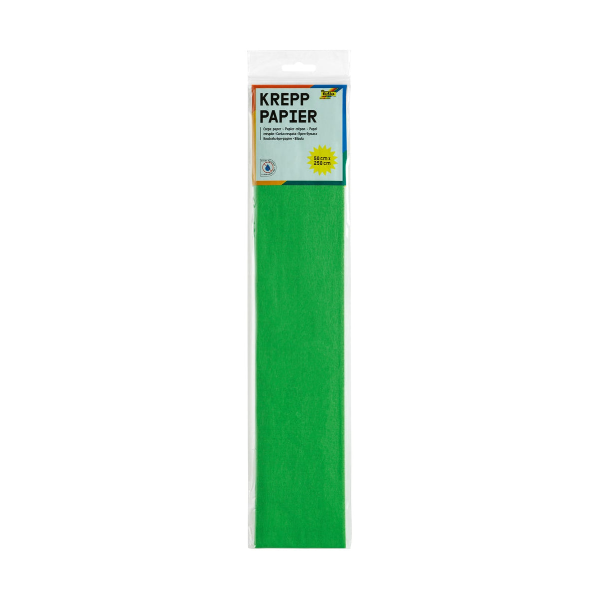 Crepe paper Christmas green