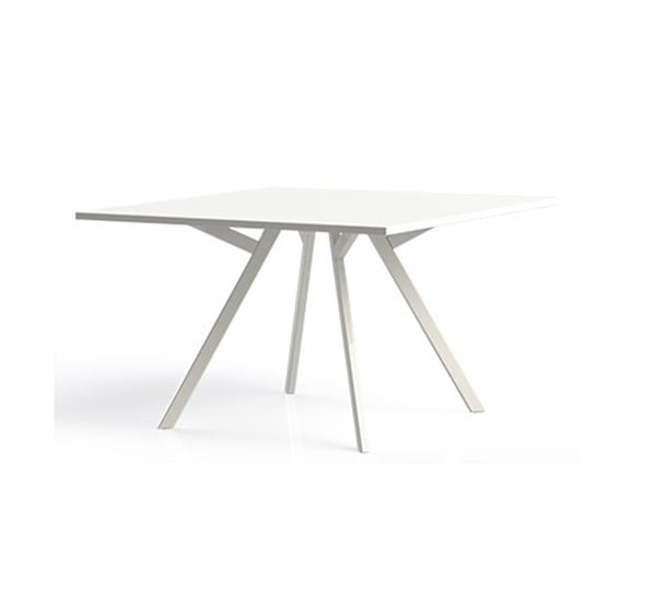 Bridge vergadertafel vierkant, vaste hoogte 75 cm