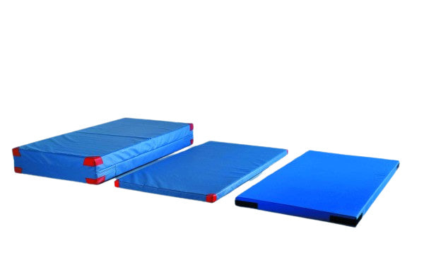 Zachte dikke valmat blauw, 200x100x25 cm