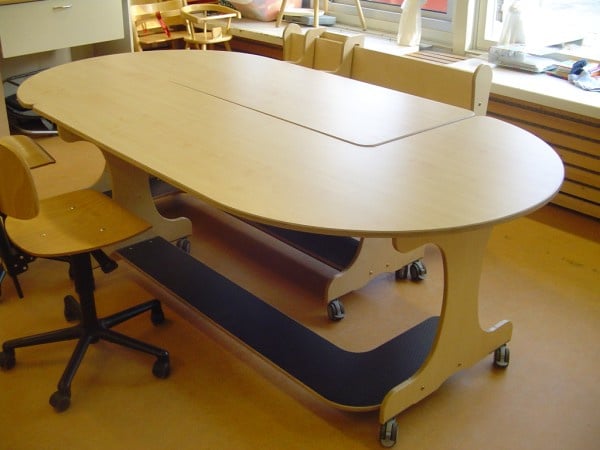 Set J-tafels, berken/wit hpl