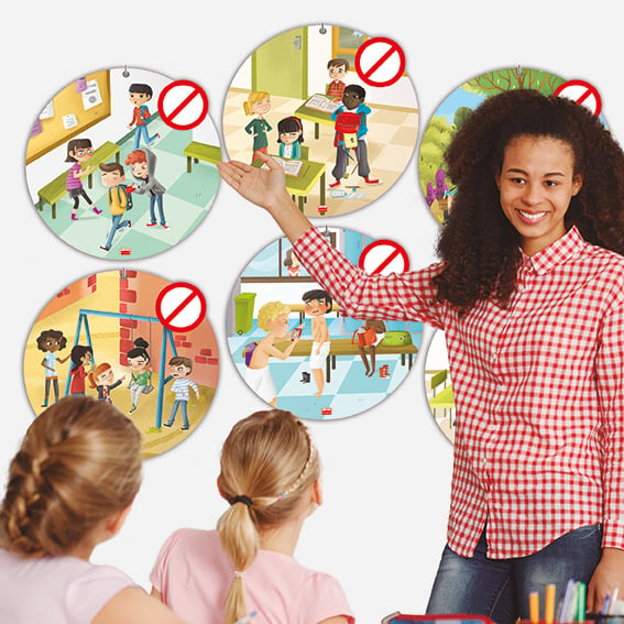 Posters tegen pesten