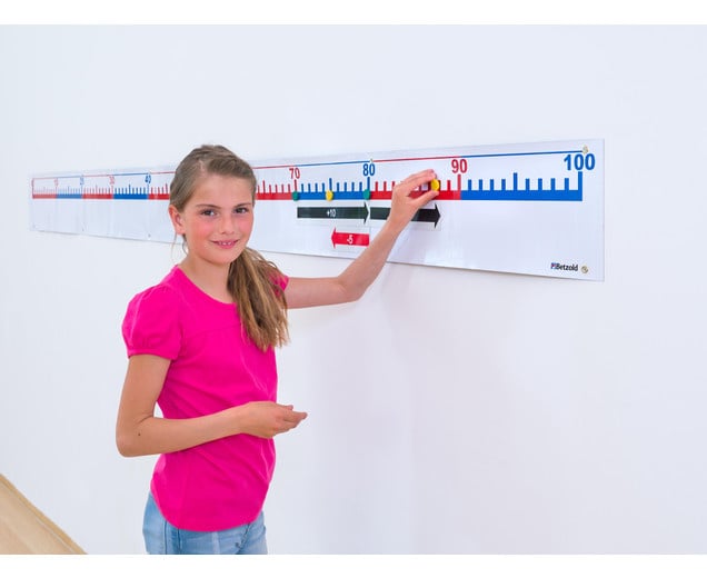 Magnetic number line 0-100