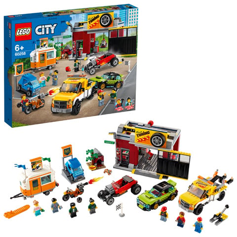 # Lego City Nitro Wheels tuning garage 869-piece