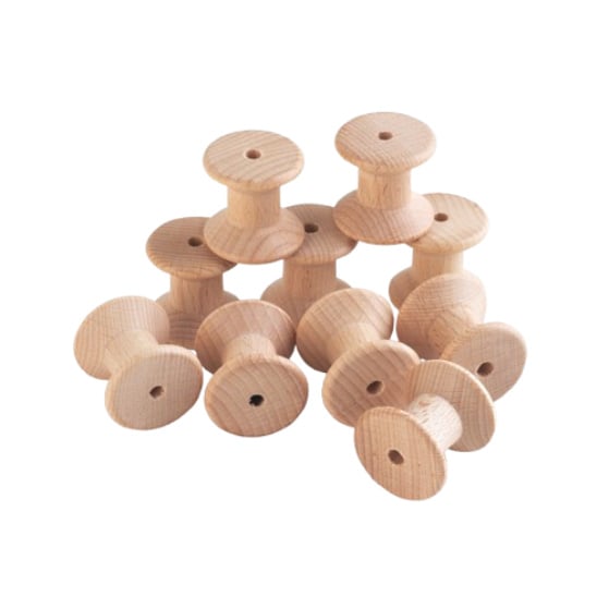 Tickit Natural Wooden Blocks, set of 10