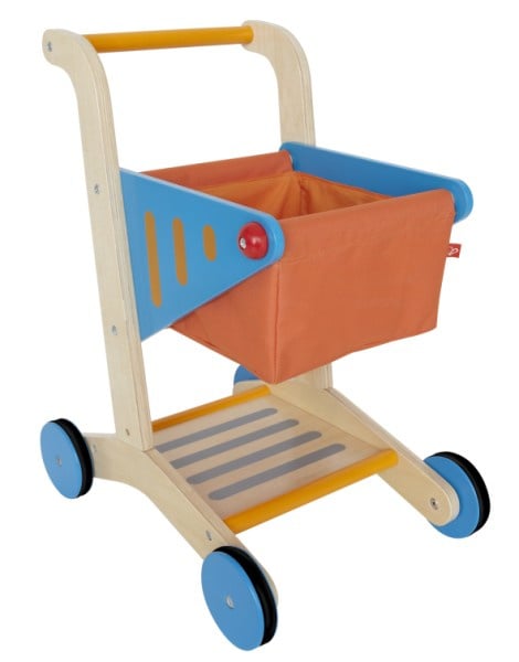 Kleurrijke winkelwagen