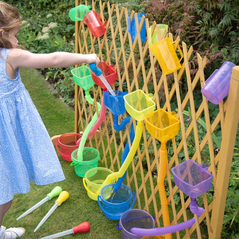 Tickit regenboog Doorschijnende Flexi Buizen, set van 6