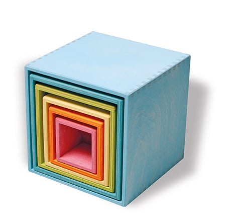 Grimm's pastel stacking boxes
