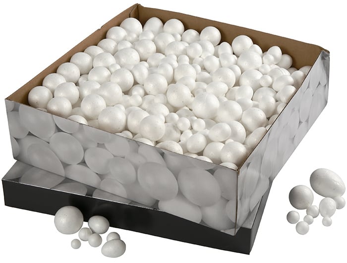 Balls and eggs bulk pack 500 pcs. ass.