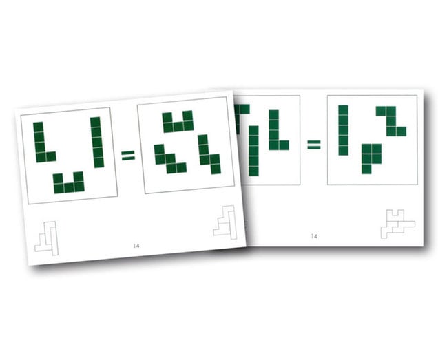 Pentominoes opdrachtkaarten set 4
