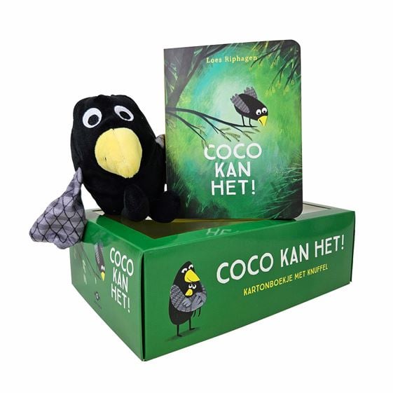 # Coco Can Do It! board book with plush Coco