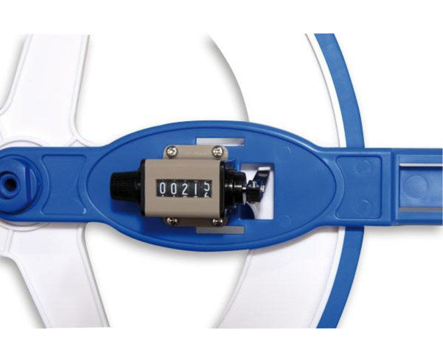 Measuring wheel with counter