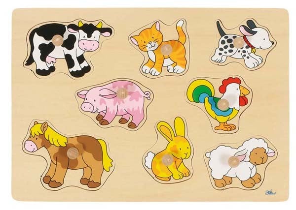 Insert Puzzle Farm Animals