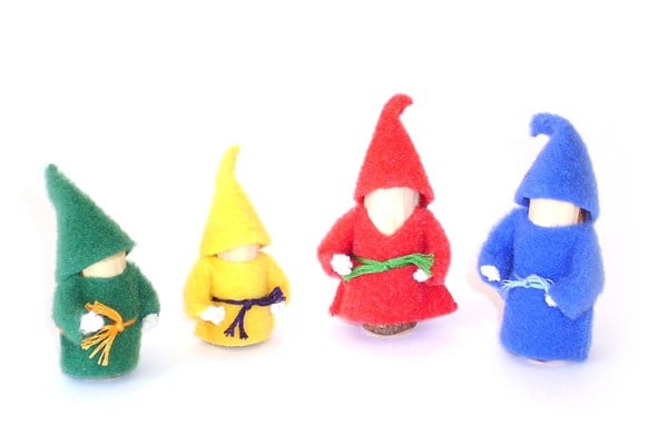 Ecoblocks 4 felt dwarfs