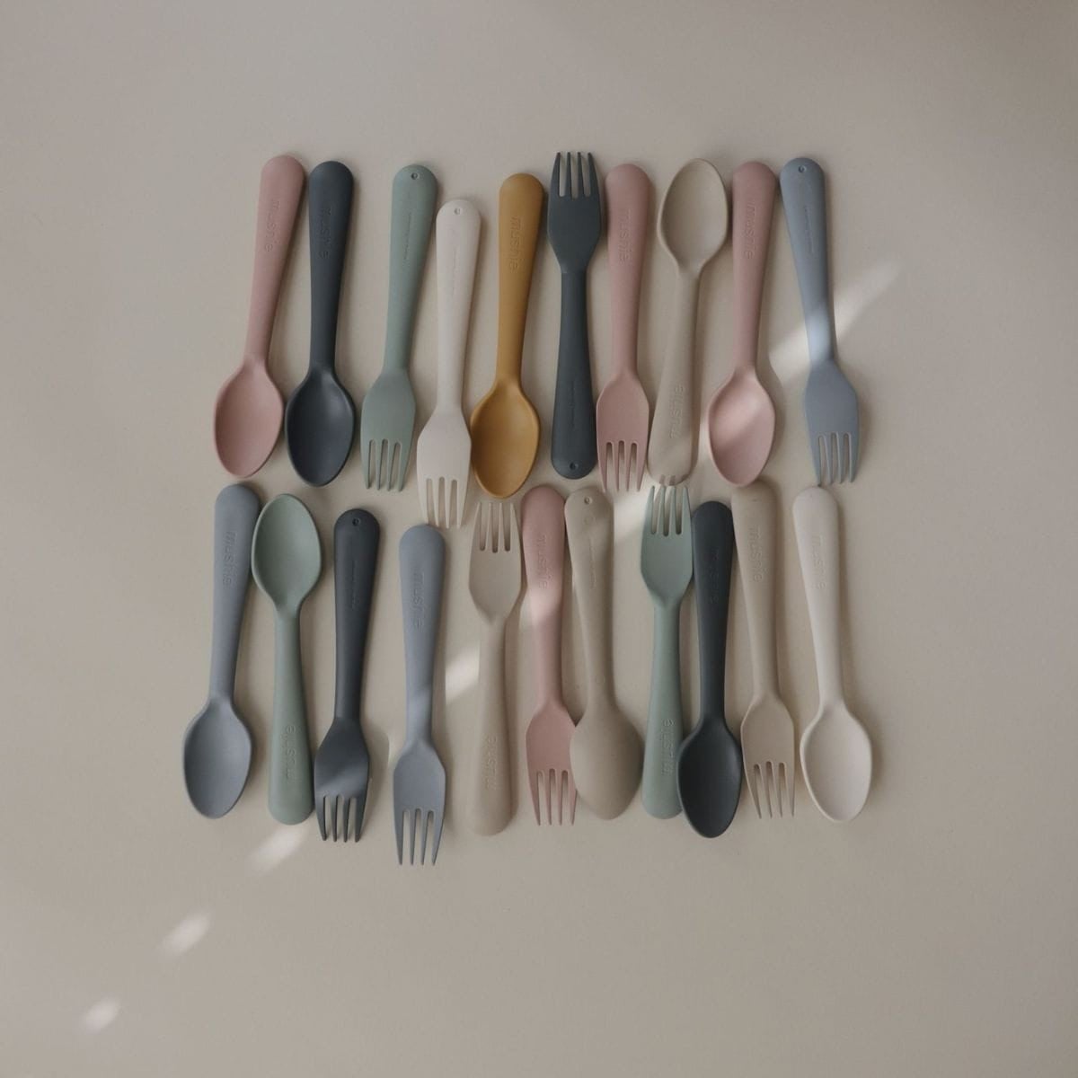Stylish fork and spoon