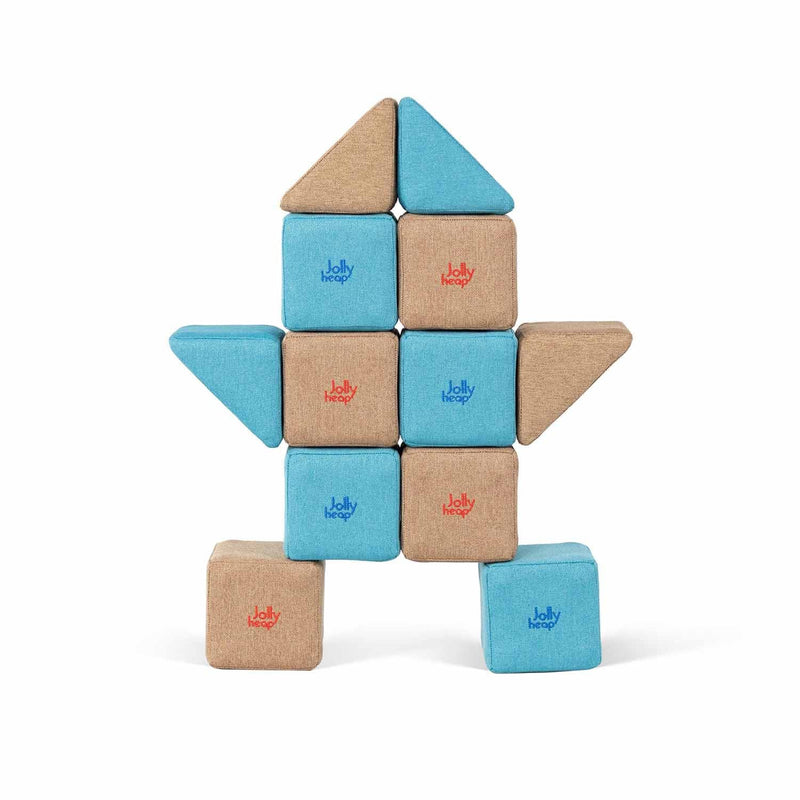 Jolly Heap set Pixi, 12 stuks magnetische blokken