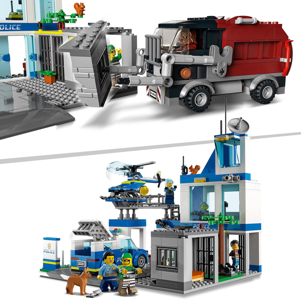# Lego City Politiebureau en helikopter speelset