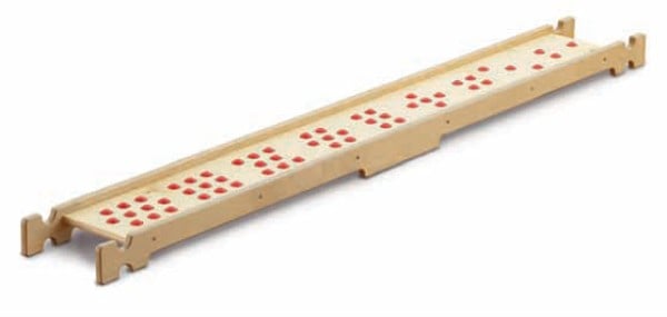 Balance board walking path