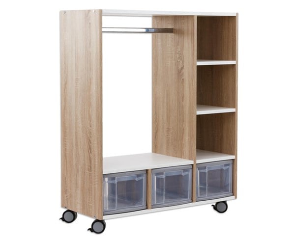 # EduCasa verrijdbare garderobe/verkleedmeubel
