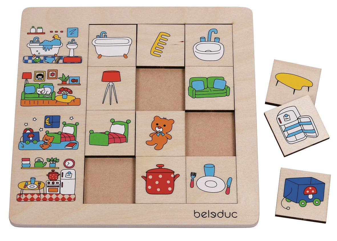 Sort & Discover: Our House, 12 pieces