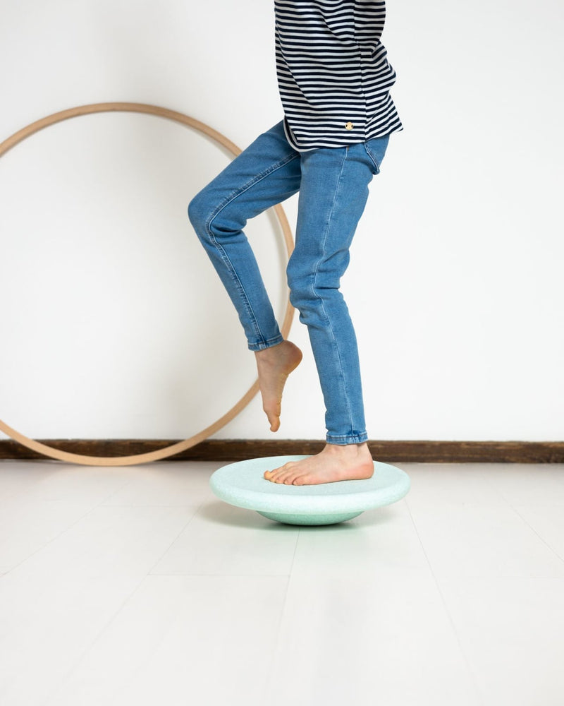 # Stapelstein Balance board schemerblauw