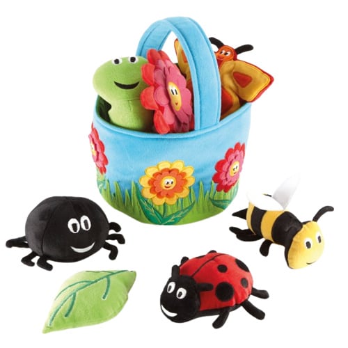 Plush Insect Basket 8-piece