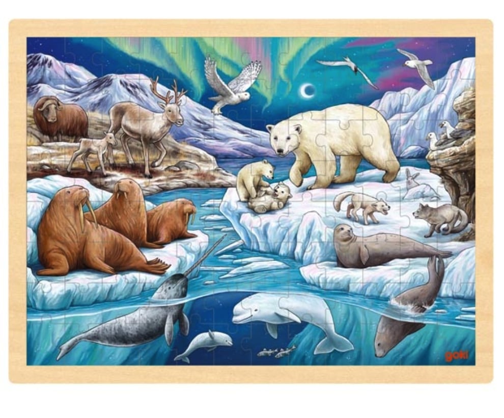 Puzzle Polar Night, 96 pieces