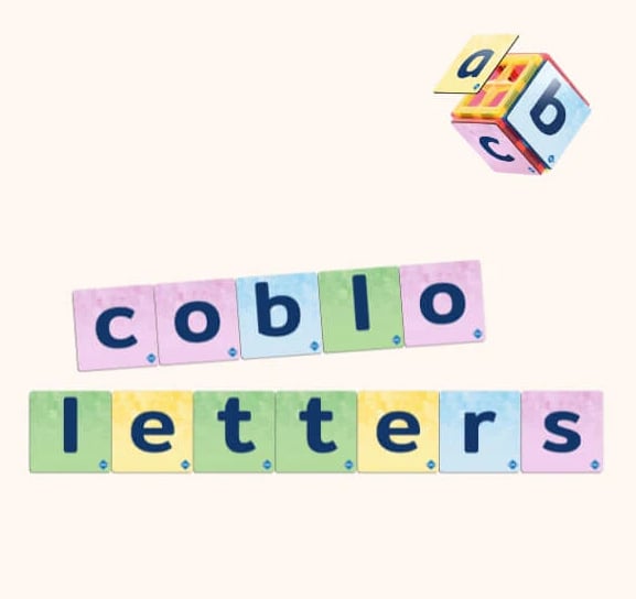 Coblo Toppers small Letters, 60 pieces