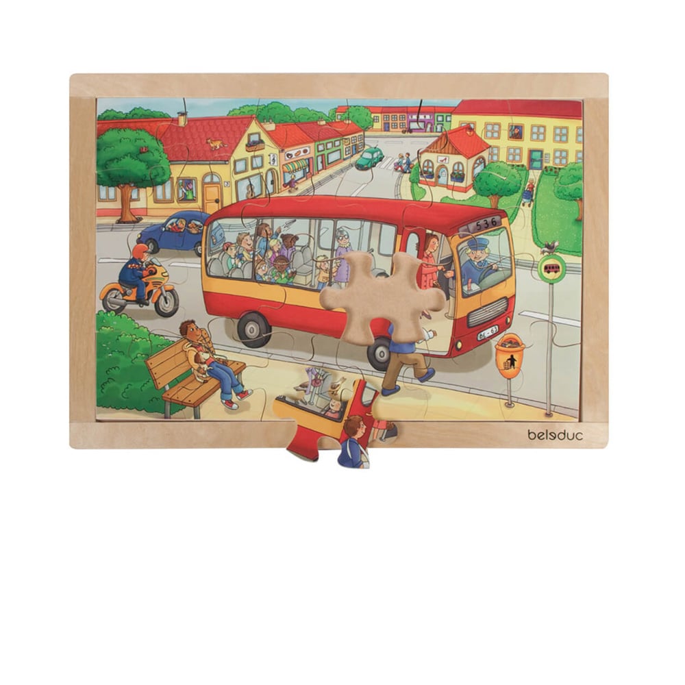 Puzzle The city, 24 pieces