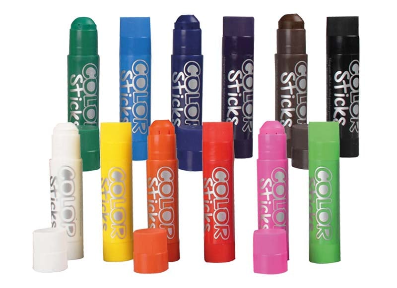 Wax crayons, 12 colours