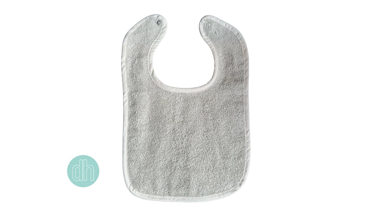Snap bibs taupe/beige 12 pieces