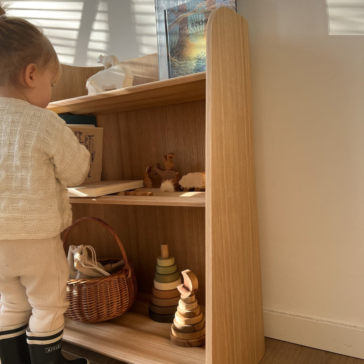 # Montessori bookcase/toy cabinet large