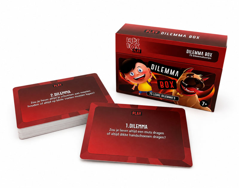 Kidsbox Dilemma Box 7+, 75 dilemma cards