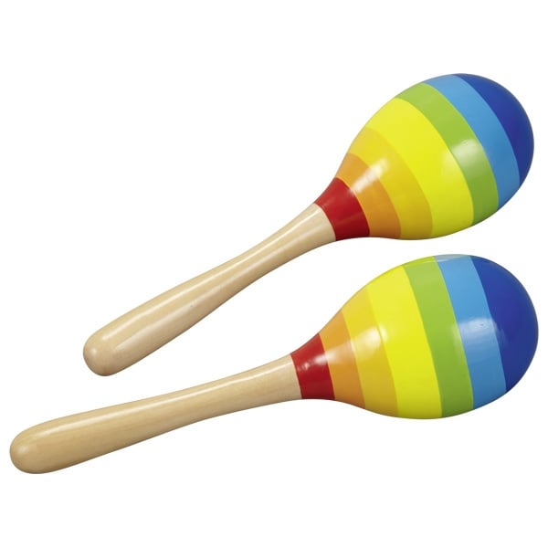 Maracas set of 2, wood