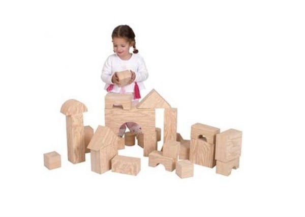 Soft building blocks large nature, 64-piece