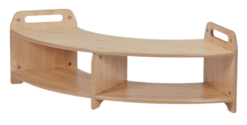 Low 90-degree open storage rack