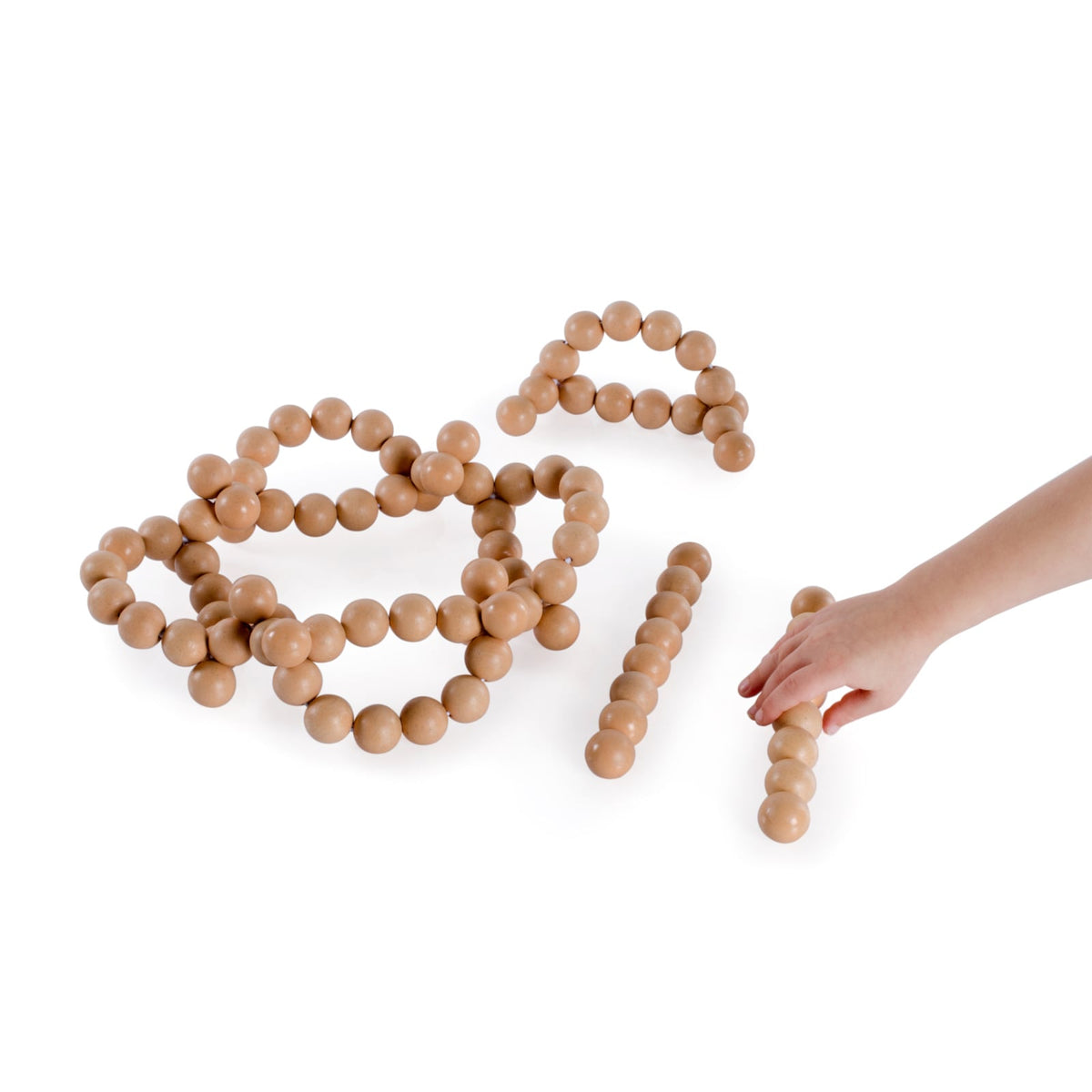 Guidecraft BendiBeads – Naturel, set van 12