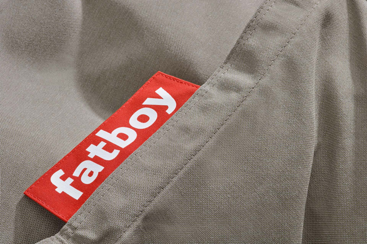 # Fatboy Zitzak Junior Stonewashed 130x100cm - Taupe