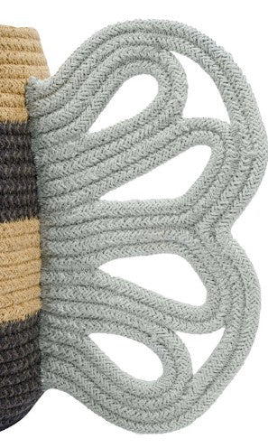Bee basket, handmade