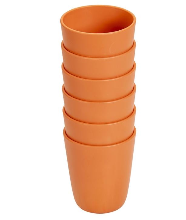 # Bioplastic - Cups - Set of 6 - Sustainable