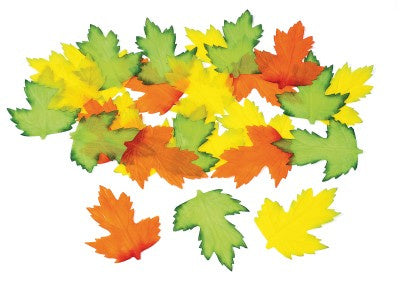 Textile autumn leaves