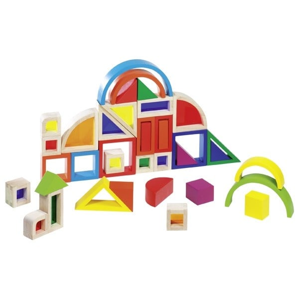 Rainbow building blocks DeLuxe