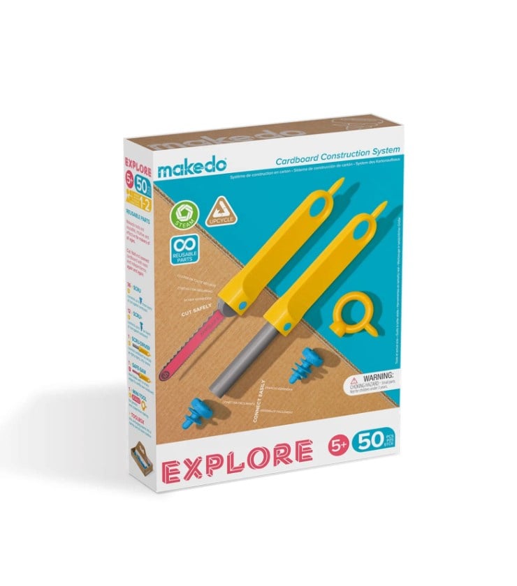Makedo Explore Kit, 50-piece