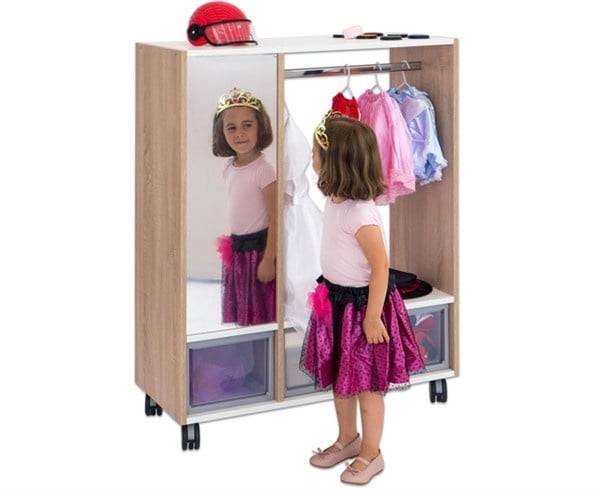 # EduCasa Mobile Wardrobe/Dress-Up Furniture