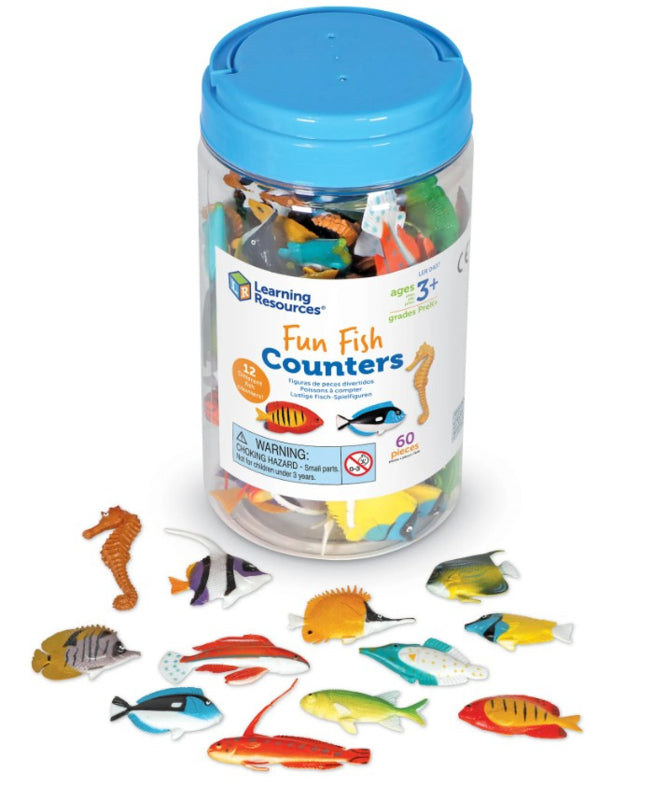 Colored fish, 60 pieces