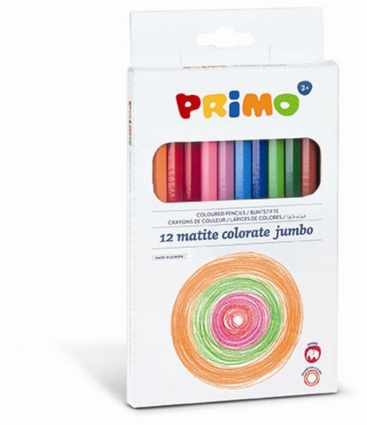 Primo hexagonal thick coloured pencils