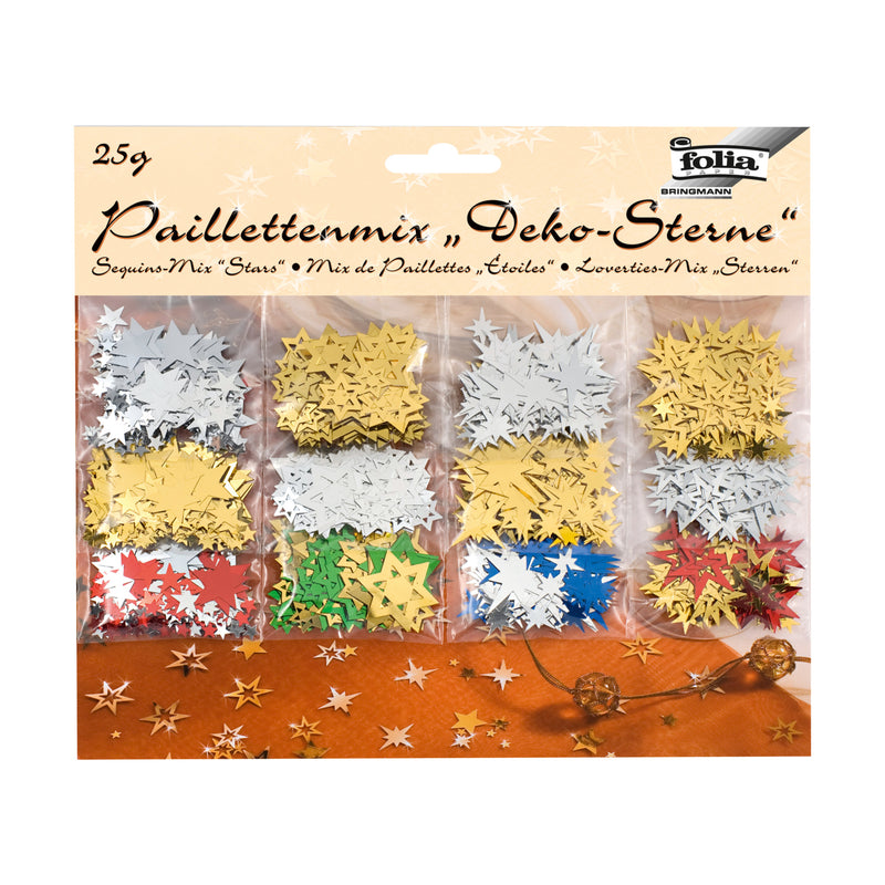 Paillettenmix sterren