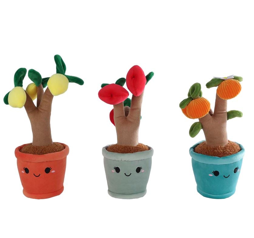 Pluchen plant - Fruitboom, 28 cm