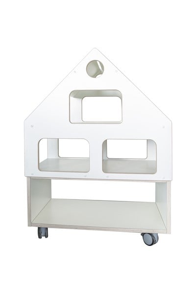 Movable Dolls House WHITE