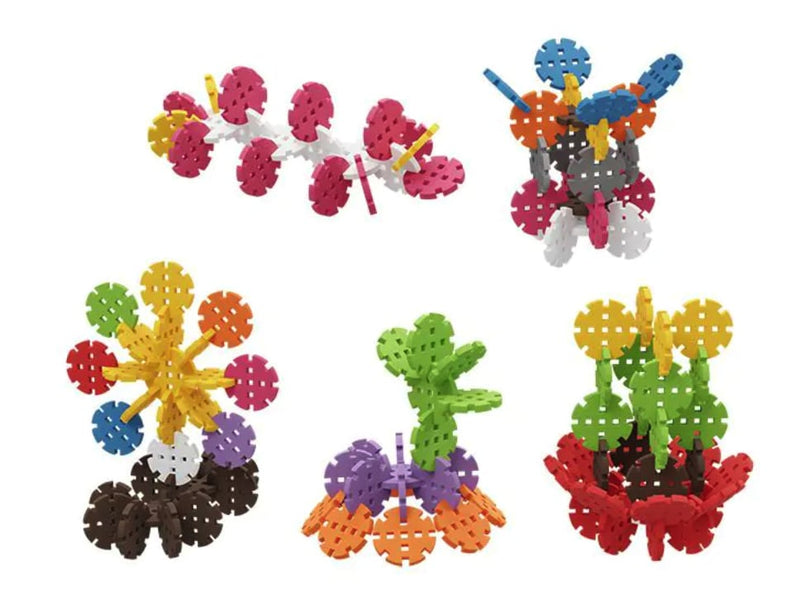 Mini Waffle Construction Wheels, 200 pieces (plusplus)